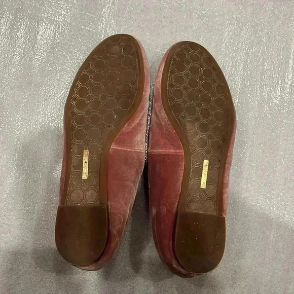 [US 7.5]Louise Et Cie Shoes  LO-CASA Velvet Flats Embellished Strap - Picture 6 of 6